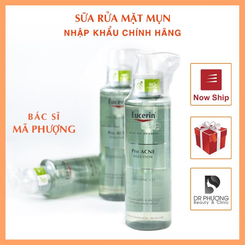Gel Rửa Mặt Mụn Eucerin Pro Acne 200ml