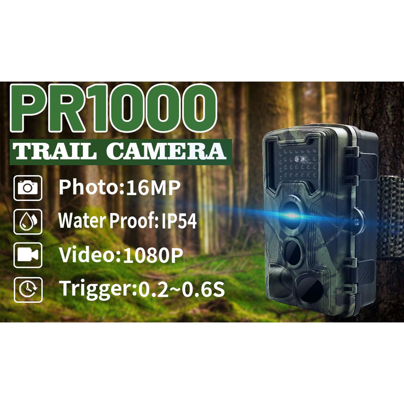 Trail Camera 16MP 1080P FHD 940nm Invisible Infrared Game Hunting Camera