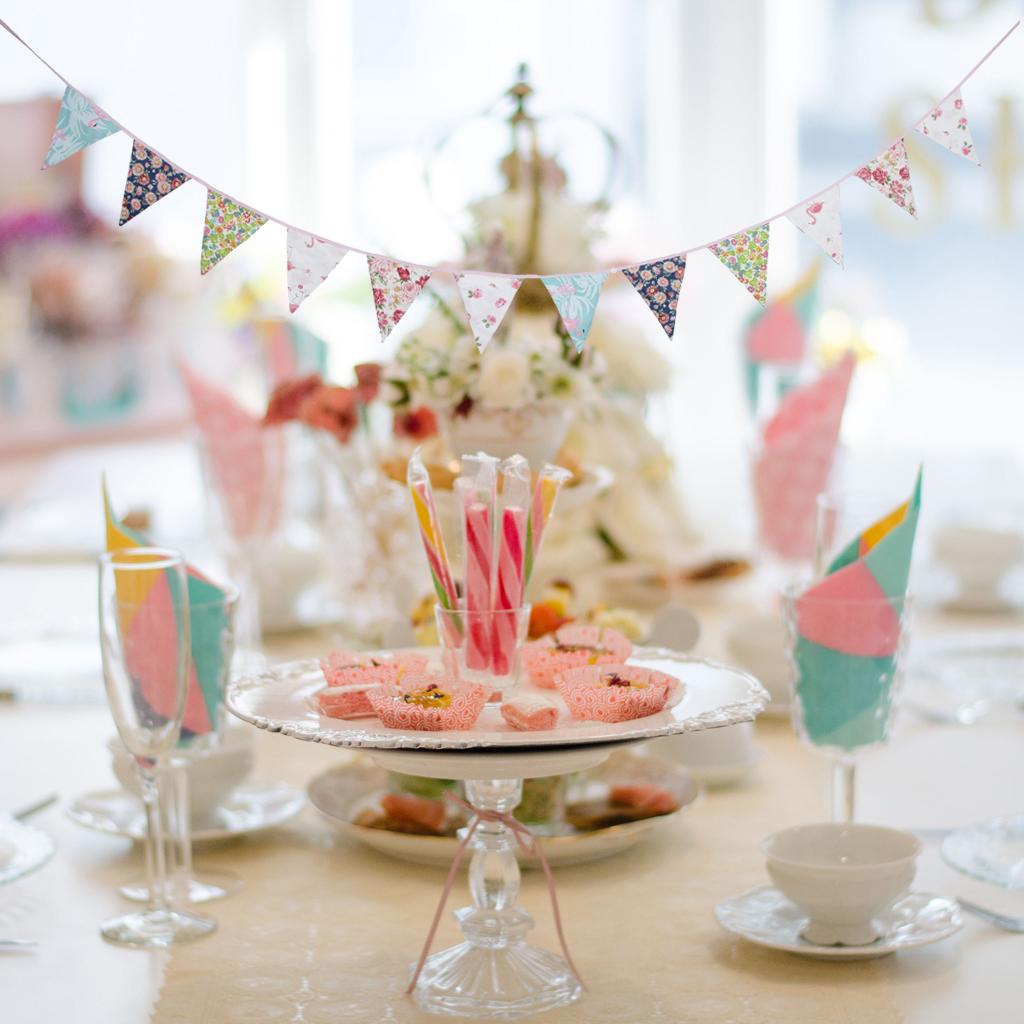 Fabric Bunting Banner Pennant Garland Wedding Festival Hanging Decor Style 1