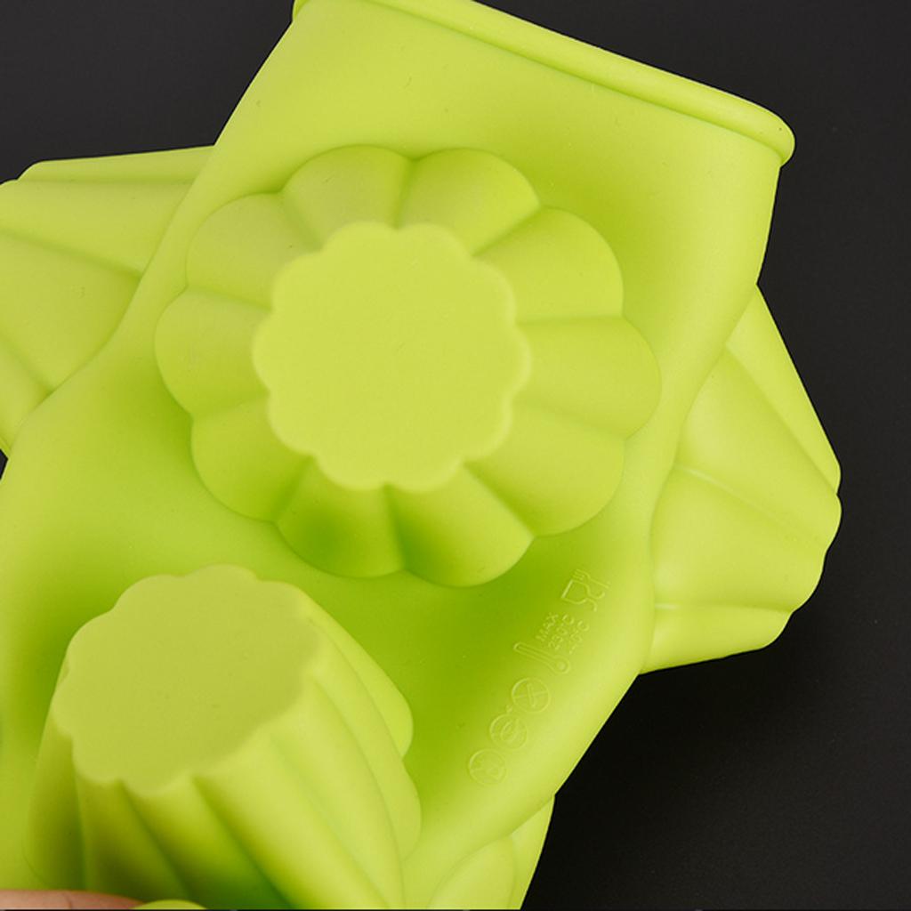 Food Grade Silicone 6-Grid Shape Mold Chocolate Mould Soap Mold Baking Tool