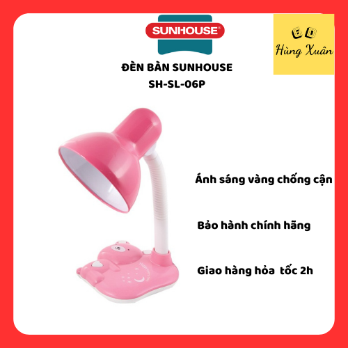 Đèn Bàn Sunhouse SH-SL-06P (Kèm Bóng Đèn Led) - Chính Hãng