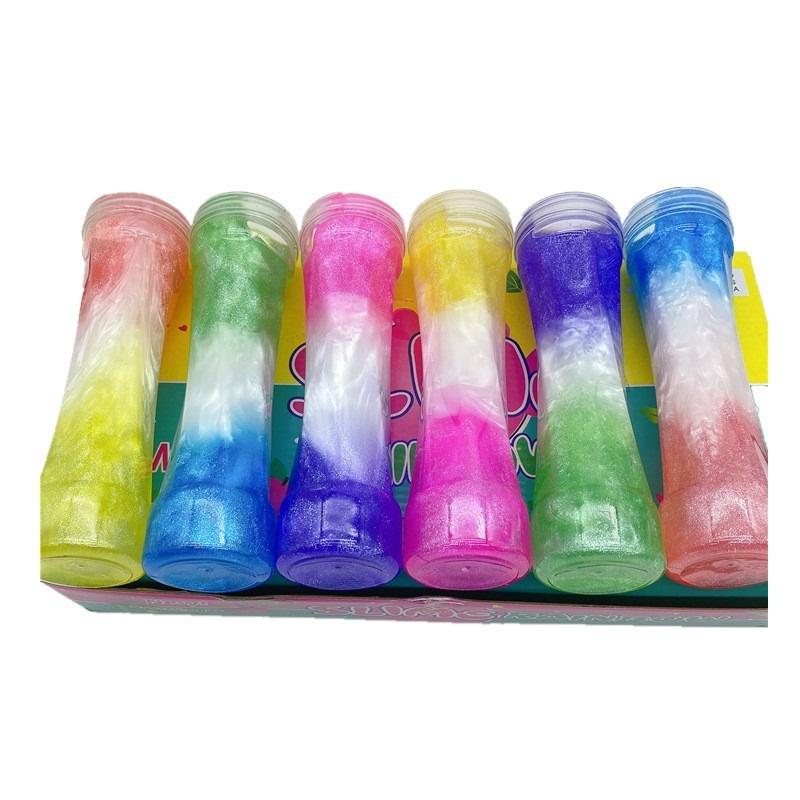 SLIME CHAI XOẮN 3 MÀU GALAXY LOẠI TO cực đẹp thiết kế độc đáo ấn tượng Đồ chơi Slam Gudetama Squishy
