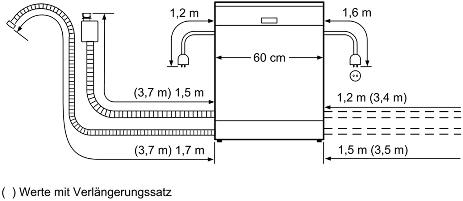 Máy Rửa Bát BOSCH SMS46MI07E Serie 4, Công suất 14 bộ bát đĩa Châu Âu - Nhập khẩu từ Đức