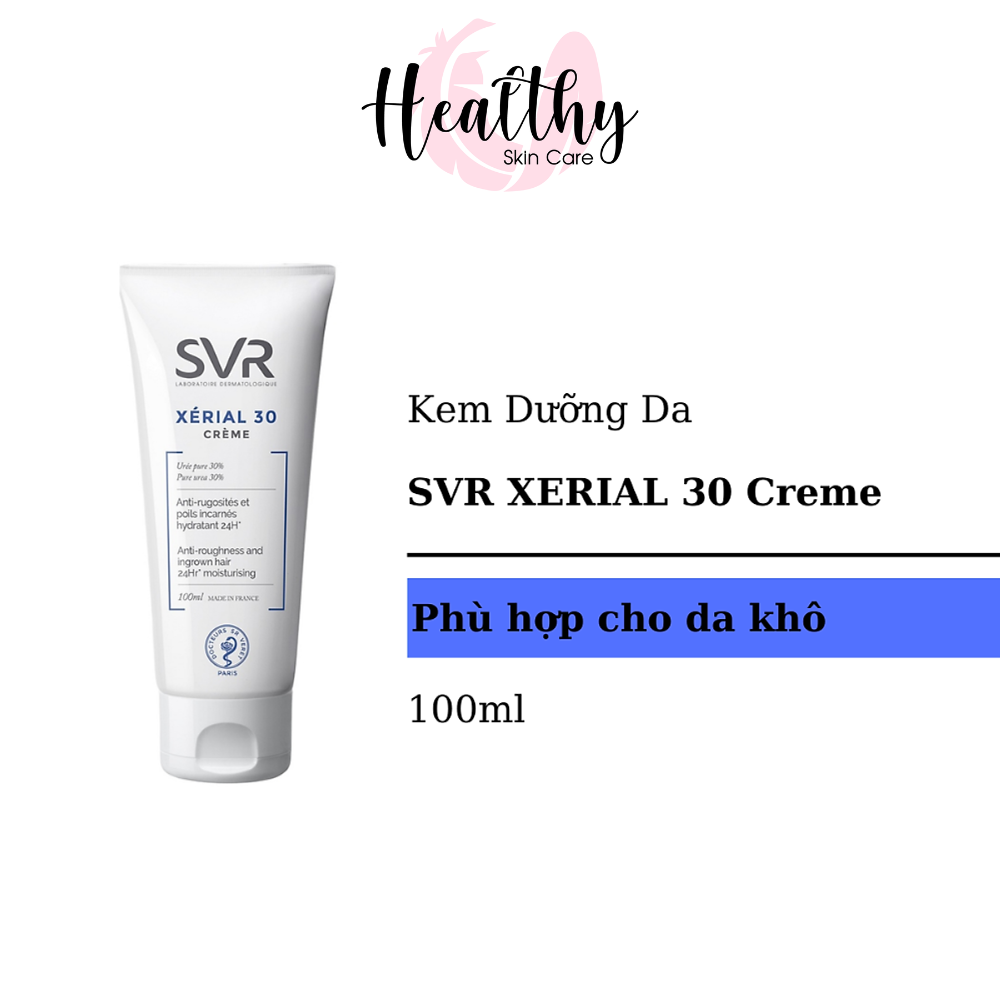 Kem Dưỡng Da Giữ Ẩm Cho Da Khô Da Rất Khô Và Thô Sần Lông Mọc Ngược SVR Xerial 30 Creme 100ml