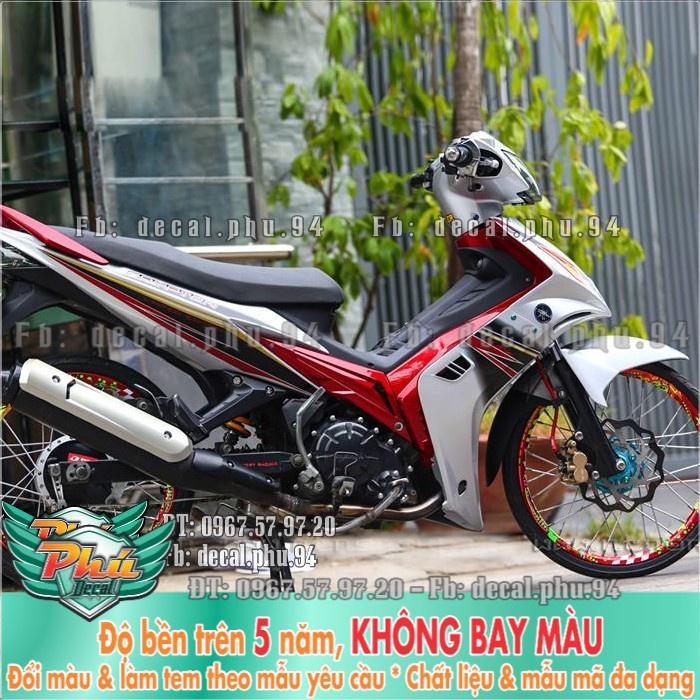 Tem rời EX 135 2006-2010 crypton trắng (P)