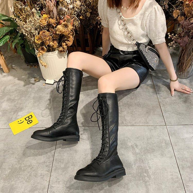 Giày bốt cổ cao thiết kế thời trang dành cho nữ