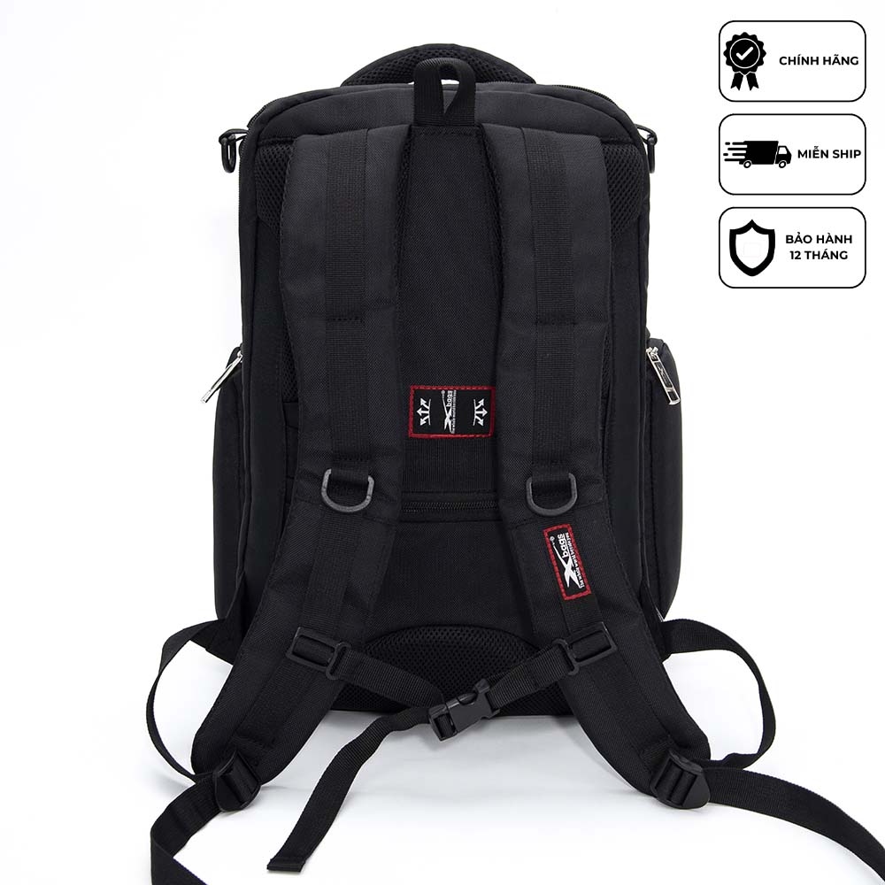 Balo laptop cao cấp doanh nhân chống nước Xbags Prime X XB 2009 balo công sở đựng laptop 15.6 inch thời trang sang trọng thanh lịch hiện đại tiện dụng đen trung tính!