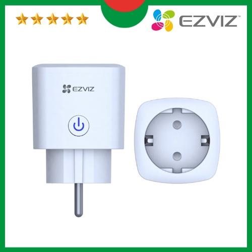 Ổ cắm Wifi thông minh điều khiển bật tắt mọi nơi qua App Ezviz T30-10A-EU Smart Plug, hẹn giờ bật tắt. Hàng Chính Hãng