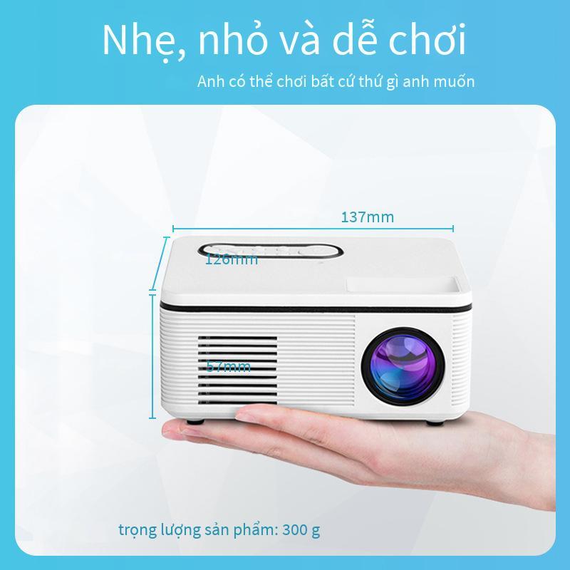 Đảm Bảo Chất Lượng Micro Máy Chiếu Gia Đình Máy Chiếu Mini Di Động Rạp Hát Tại Nhà Nhỏ Trẻ Em Máy Chiếu HD
