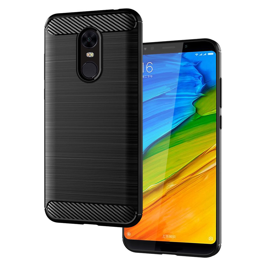 Ốp Lưng Chống Sốc Vân Cabon Cho Điện Thoại Xiaomi Redmi 5 Plus