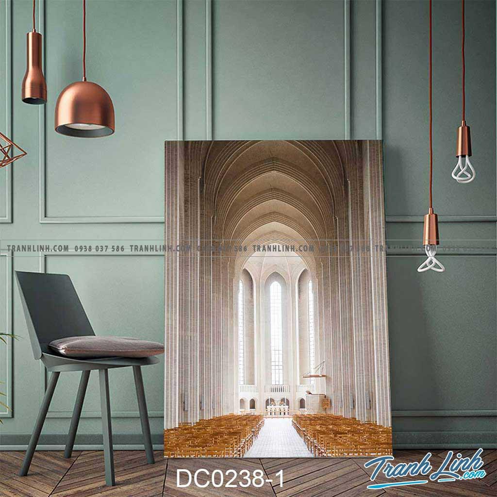 Bộ tranh canvas treo tường trang trí phòng khách phong cảnh châu âu dc.ttph0591