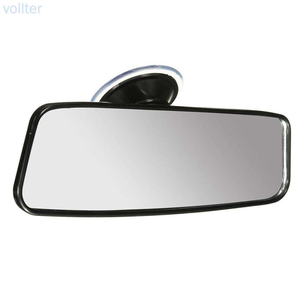 Universal 200mm Car Truck Wide Flat Interior Rear View Mirror Vehicle Suction Stick Rearview Mirror