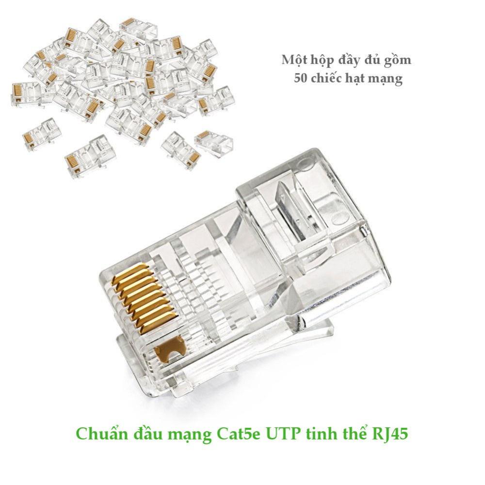 Đầu hạt mạng RJ45 UGREEN NW110 cho dây CAT5e  hàng chính hãng