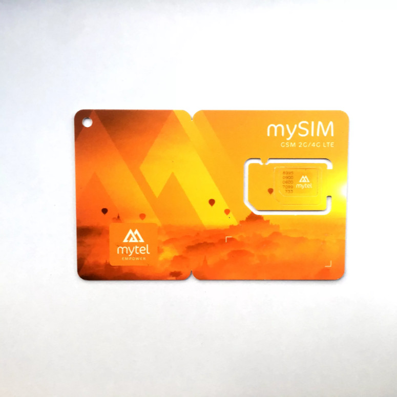 Sim 4G Myanmar 15 ngày, 10GB Data tốc độ cao