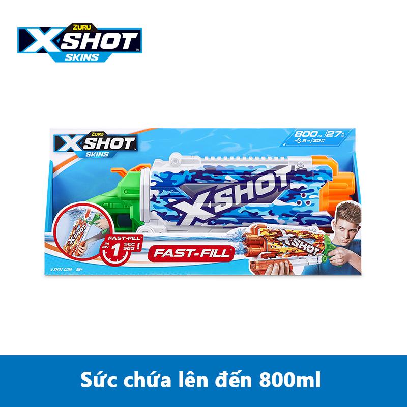 Đồ Chơi Phun Nước Thần Công Skins 800Ml_Water Camo Xshot X11855E