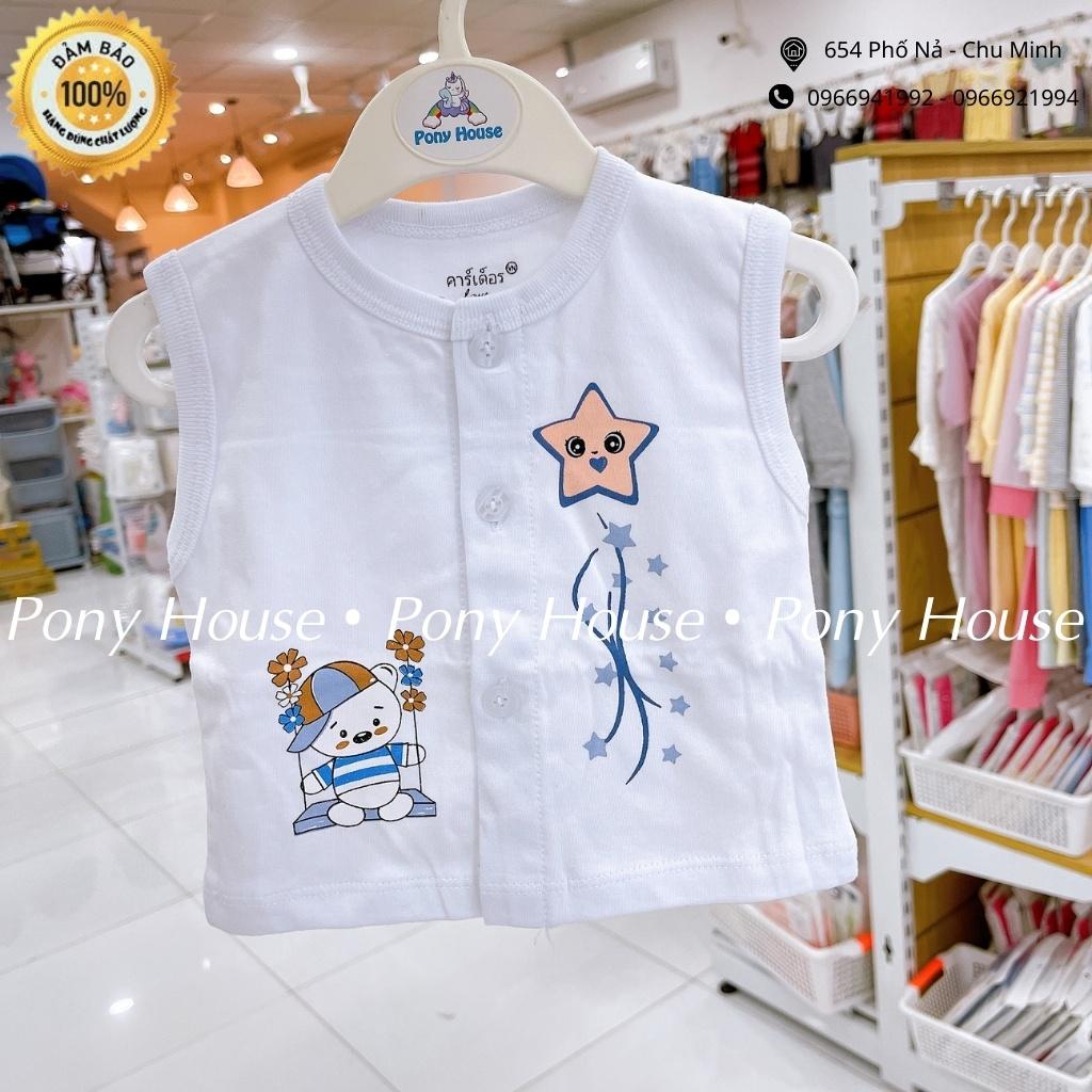 Áo Gile Cotton 2 Lớp Mềm, Mịn Cho Bé Trai, Bé Gái Sơ Sinh