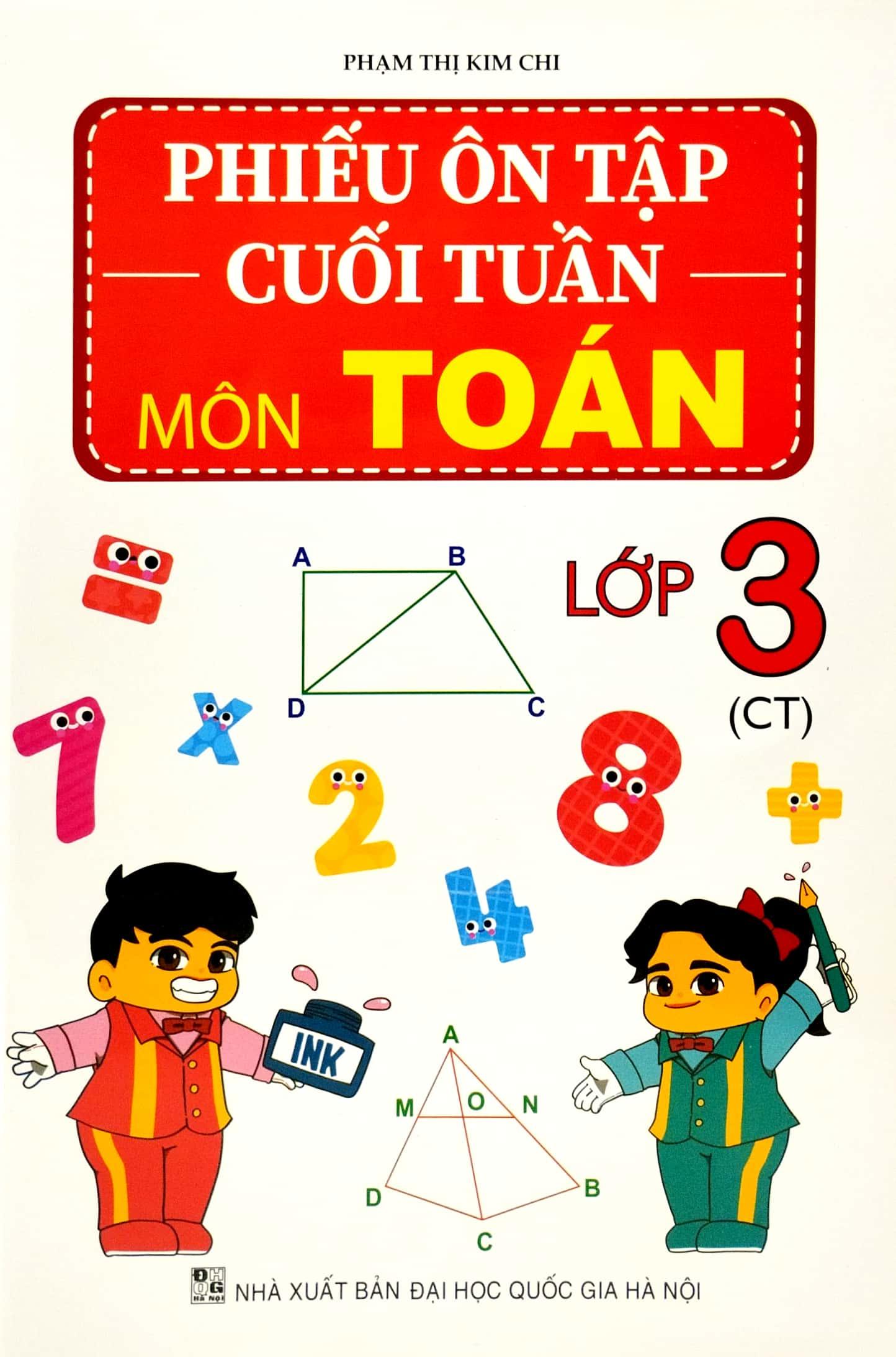 Phiếu Ôn Tập Cuối Tuần Môn Toán Lớp 3 (CT)