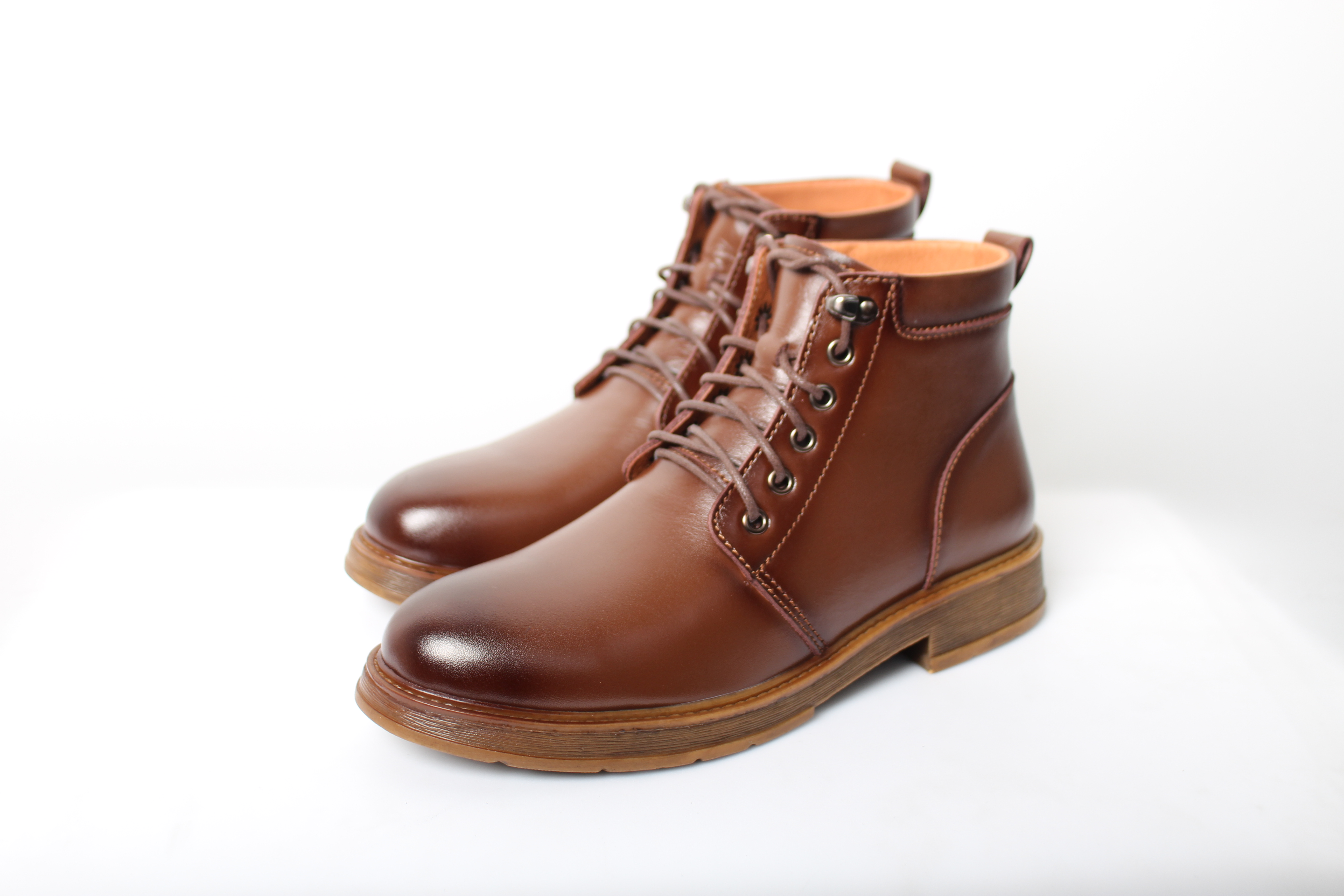 Giày Casual Boots MenZa Nâu