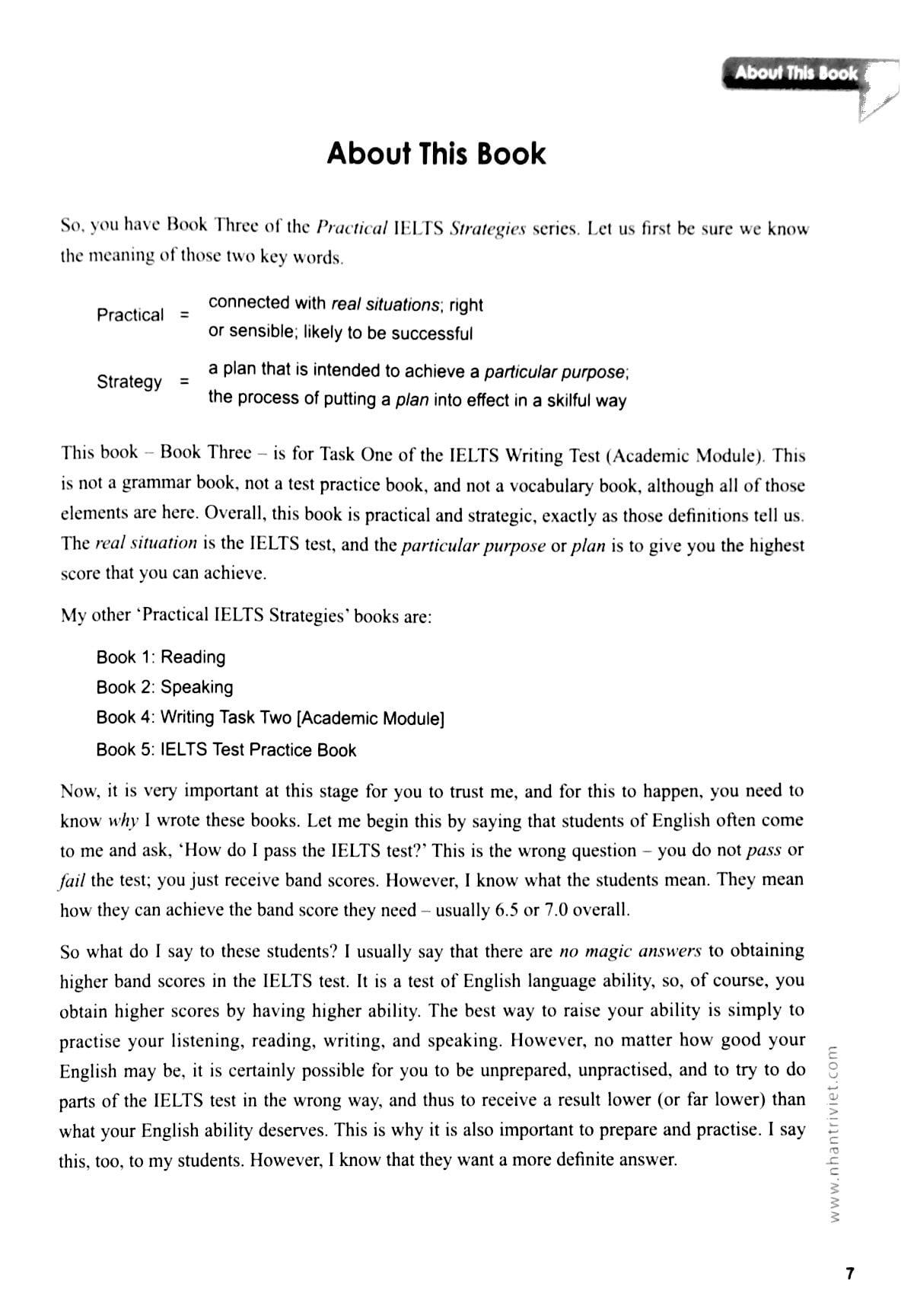 Sách IELTS Writing Task One