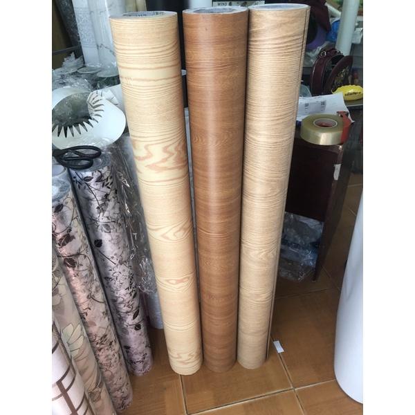 Giấy dán tường vân gỗ, có keo sẵn