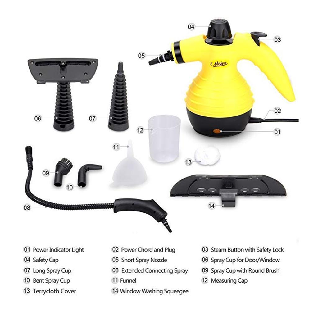 Multi Purpose Handheld Steam Cleaner 900W Portable Steamer with EU Plug