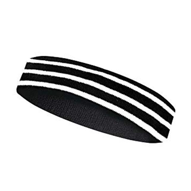 Headband bts băng đô thể thao đen kẻ sọc trắng