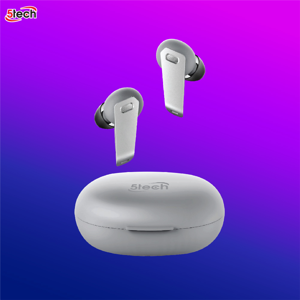 Tai nghe bluetooth, tai nghe không dây 5TECH 5T229 nhét tai, hàng chính hãng full chức năng cảm ứng nhậy âm thanh chuẩn HIFI