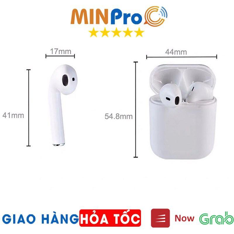Tai nghe bluetooth không dây MINPRO i12 TWS điều khiển cảm biến âm thanh HIFI - Hàng chính hãng