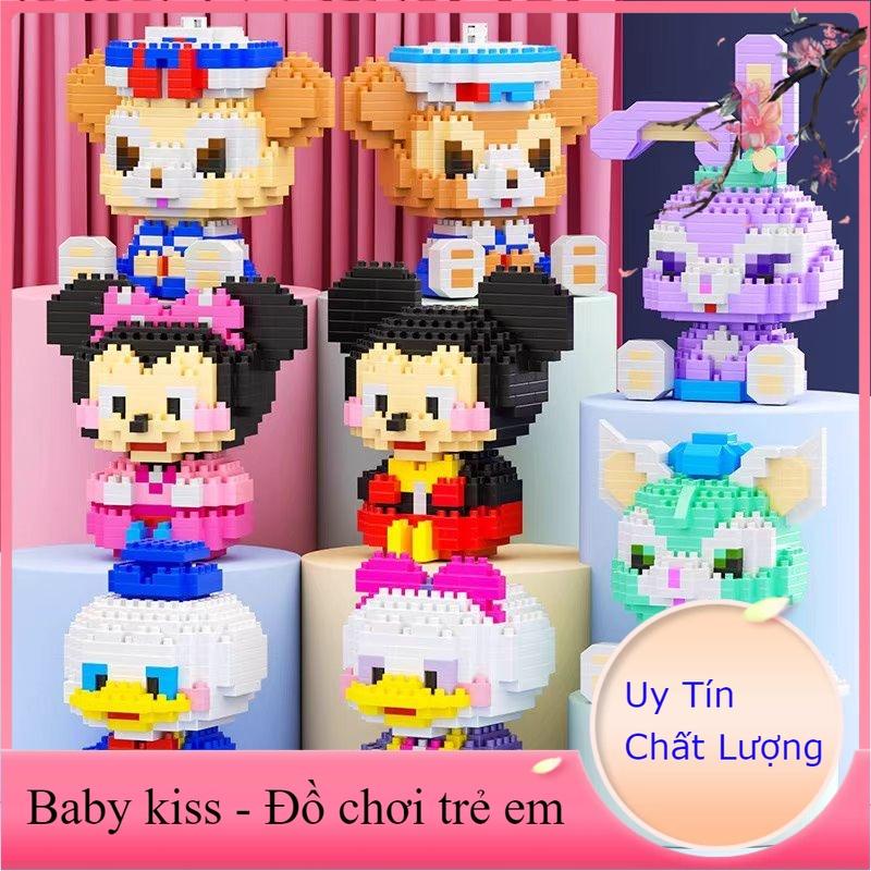 Mô Hình Lắp Ráp Động Vật 3D Đáng Yêu Cho Trẻ - Đồ Chơi Nhựa ABS An Toàn Cho Bé Baby kiss thích hợp làm quà tặng sinh nhật