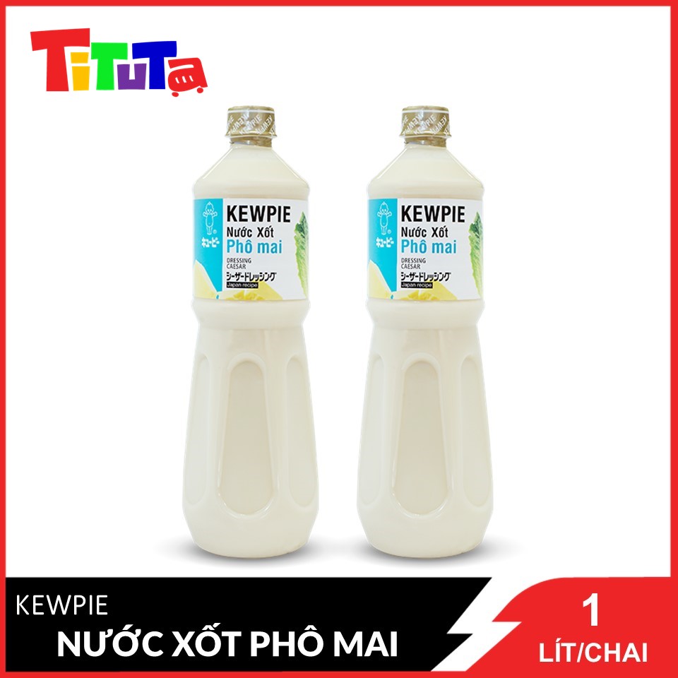 Combo 2 Chai Nước Xốt Phô Mai Kewpie chai 1L