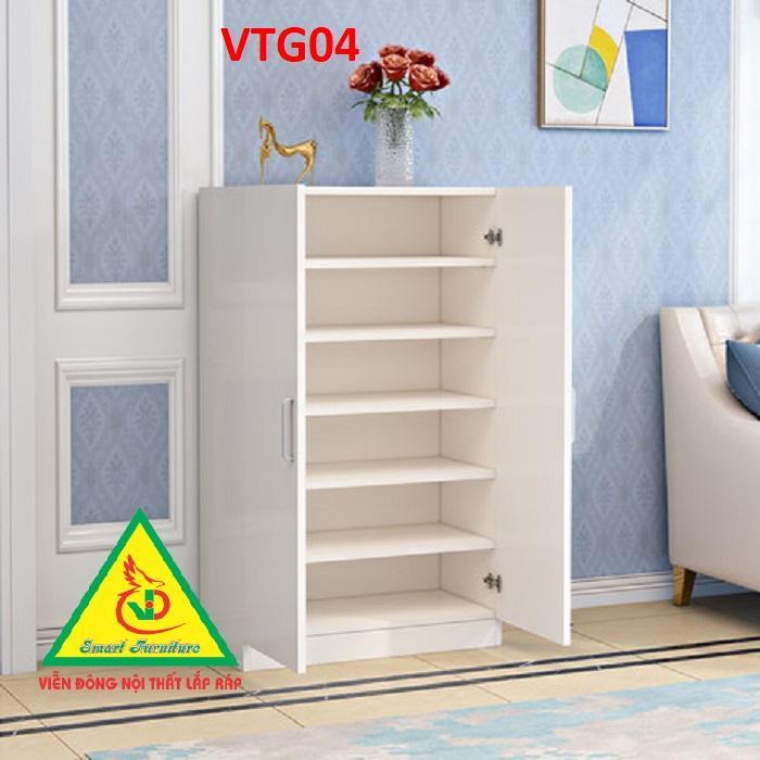 Tủ Giày Hiện Đại Nhiều Ngăn Để Giày, Tiết Kiệm Diện Tích VTG04B - Nội thất lắp ráp Viendong Adv