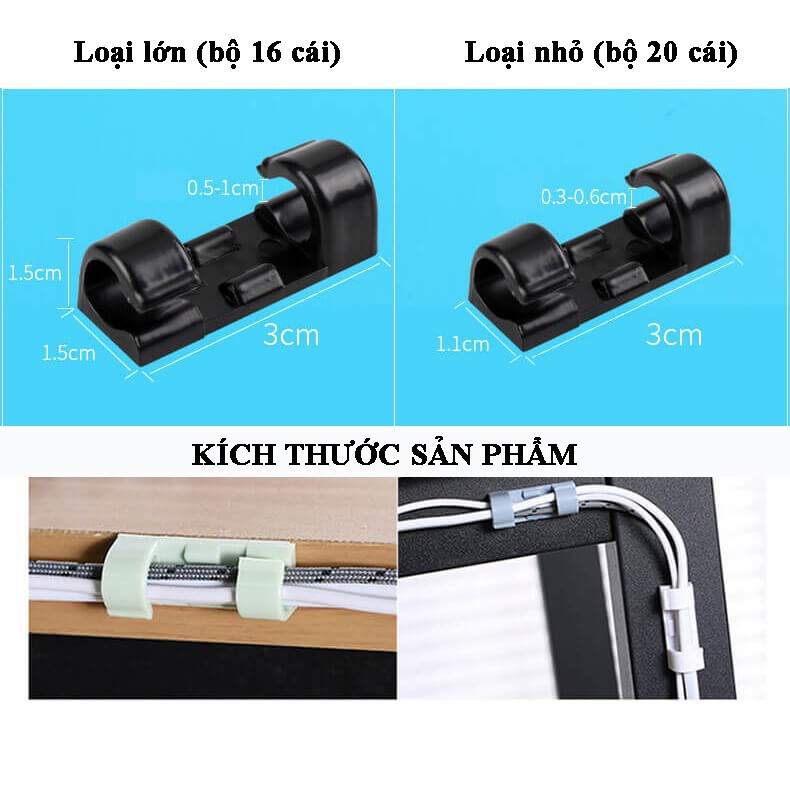 Nẹp Dây Điện Miếng Dán Tường Siêu Dính , Kẹp Đi Dây Điện Kẹp Cố Định Và Giữ Luồn Dây Điện Siêu Sốc an toàn tiện lợi dễ lắp đặt Dây Mạng 