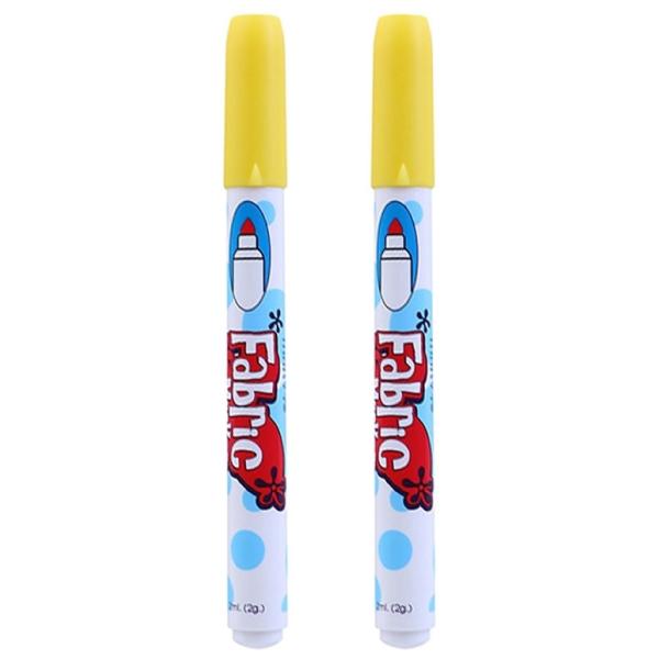 Vỉ 2 Bút Vẽ Trên Vải - Marvy-D-4236 - Vàng Dạ