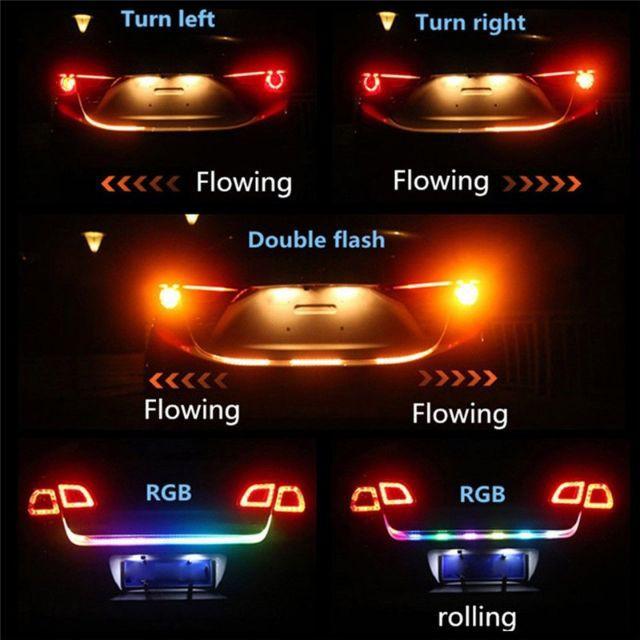 Đèn Led Cốp Sau Xe Hơi - Led Trang Trí Vền Cốp 7 Màu Nhiều Hiệu Ứng Đẹp Lung Linh