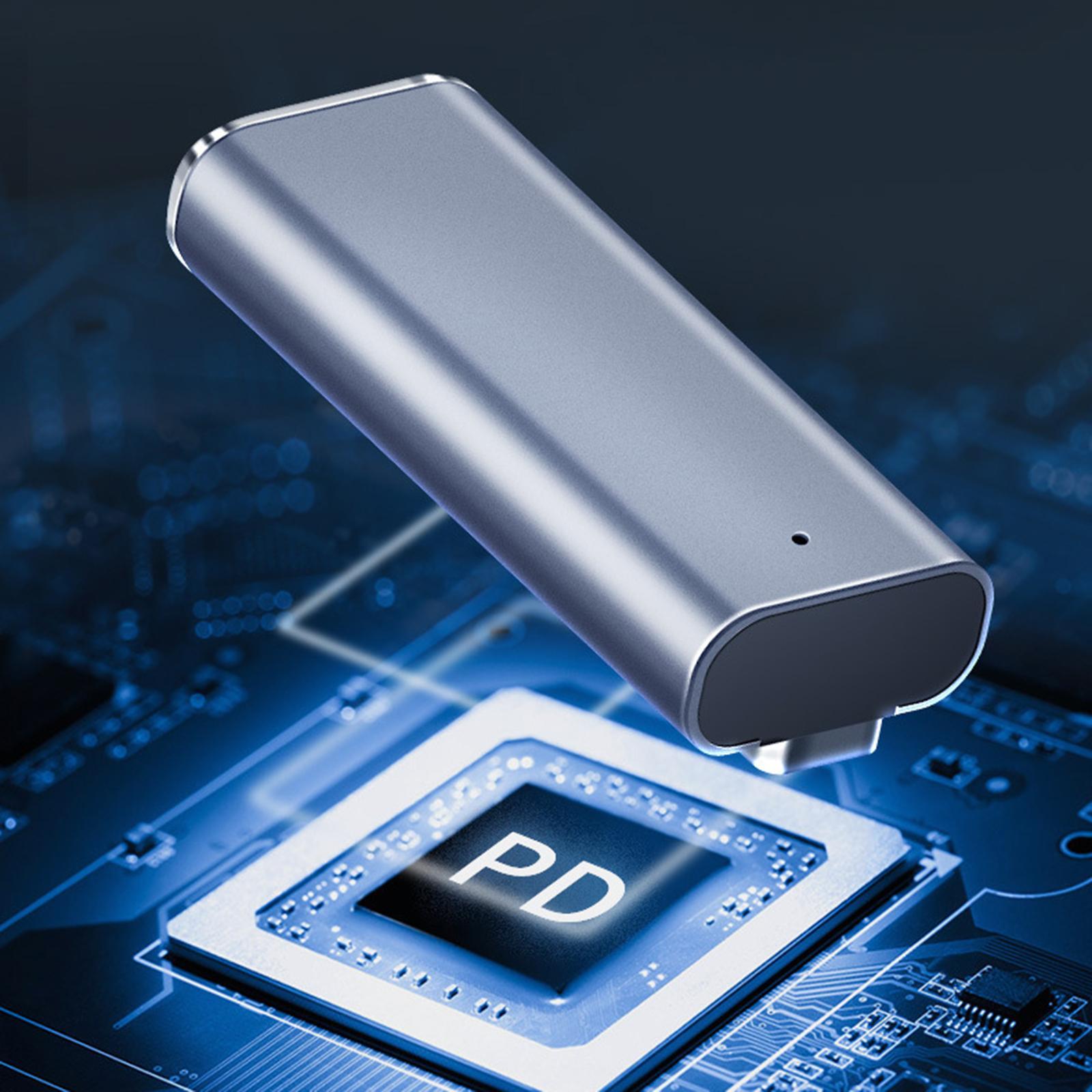 DC5521 to Magsaf1 Connector 5 Pins Support USB PD 100W Quick Charge