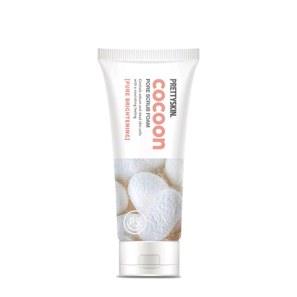 Sữa rửa mặt tẩy da chết kén tằm Cocoon Scrub Foam Prettyskin 150ml