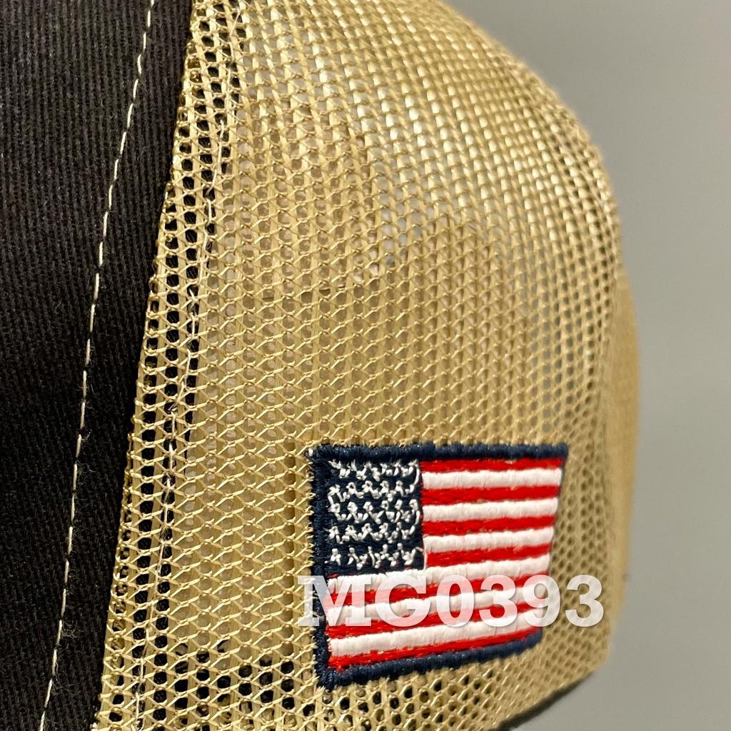 Mũ lưỡi trai Nón Kết Nam Nữ Kaki Lưới Sau Thoáng Nhẹ Logo USA Ép Nhiệt Unisex