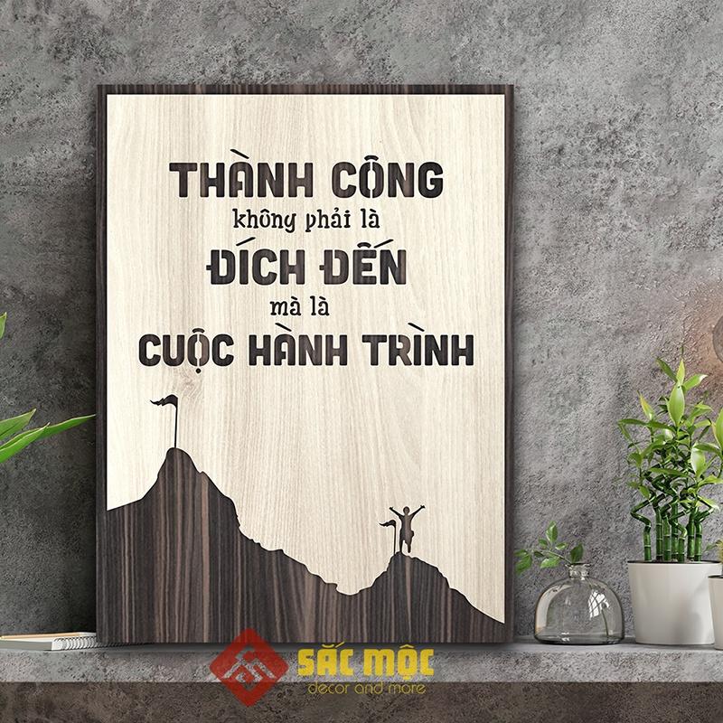 Tranh tạo động lực TDL034 - Thành công không phải đích đến mà là cuộc hành trình