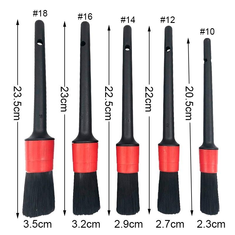 Bộ 5 bàn chải mềm làm sạch bánh xe hơi ven