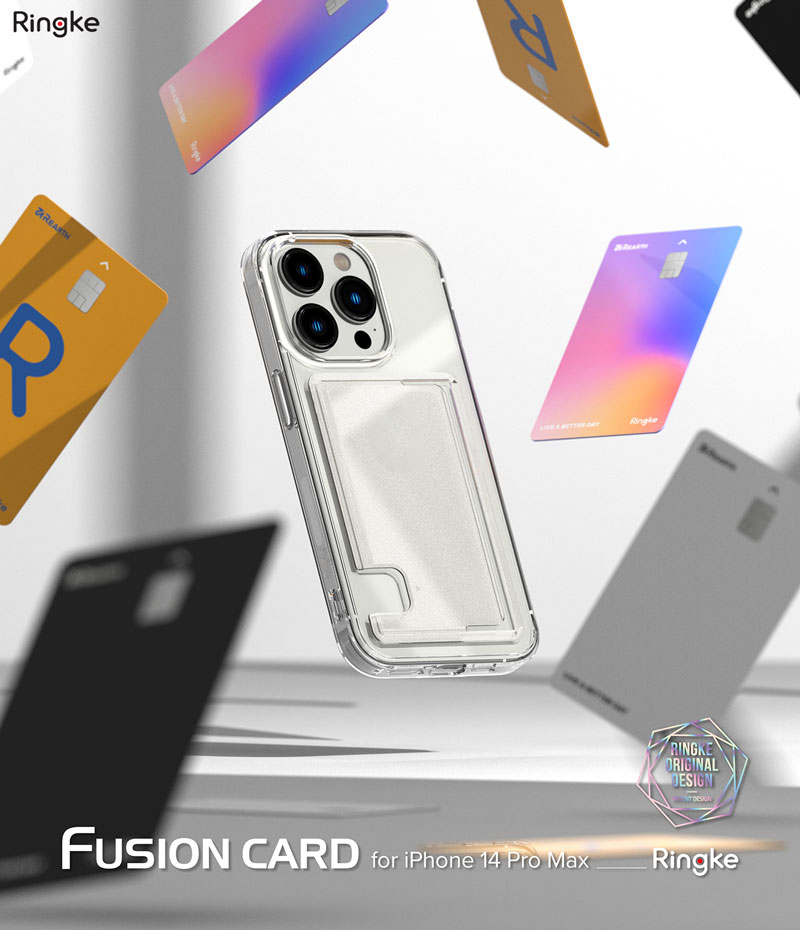 Ốp Lưng dành cho iPhone 14/14 Plus/14 Pro/14 Pro Max RINGKE Fusion Card - Hàng Chính Hãng