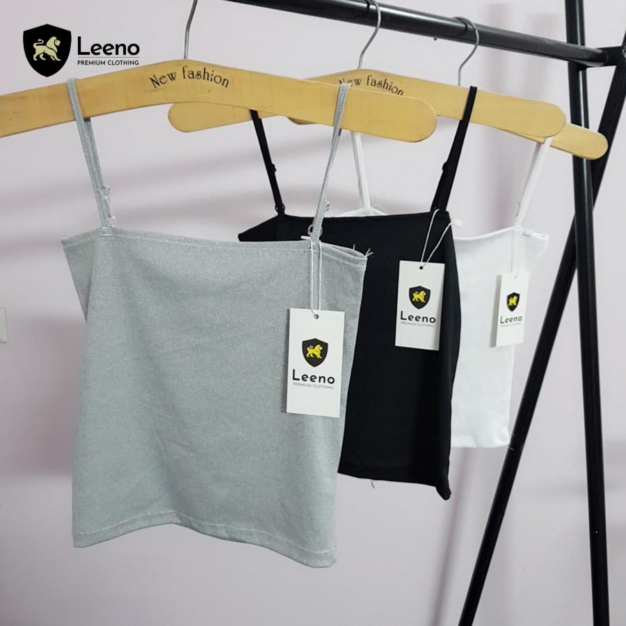 Áo 2 dây croptop thun co giãn 4 chiều - Hai dây có chốt điều chỉnh