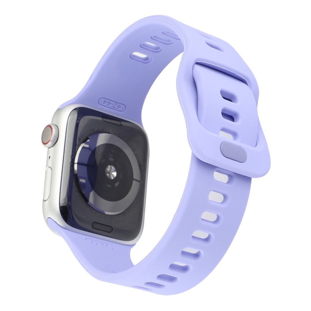 Dây Silicon Gel Sport Kai Dành Cho Đồng Hồ Apple - Hàng chính hãng - Lilac - 384041mm