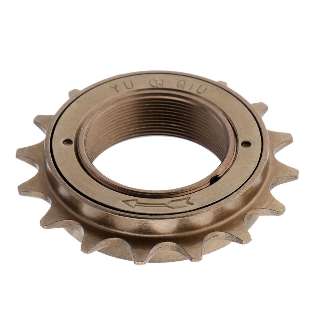 2x 16T Teeth 34MM Single Speed Freewheel Flywheel Sprocket Bike Gear