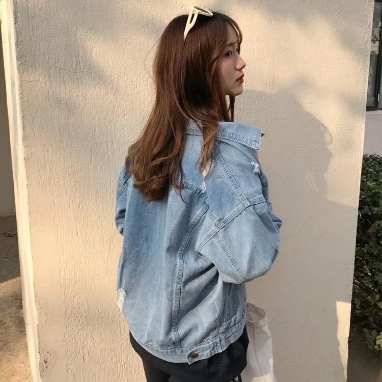 Áo khoác jeans nữ sành điệu cá tính cực hot