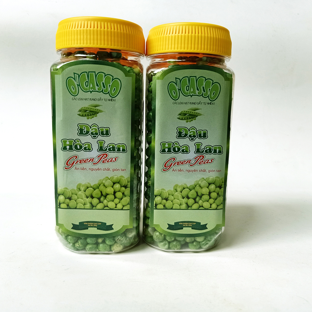 Combo 2 Hộp Đậu Hòa Lan Sấy Giòn Vị Muối O'Casso 275g