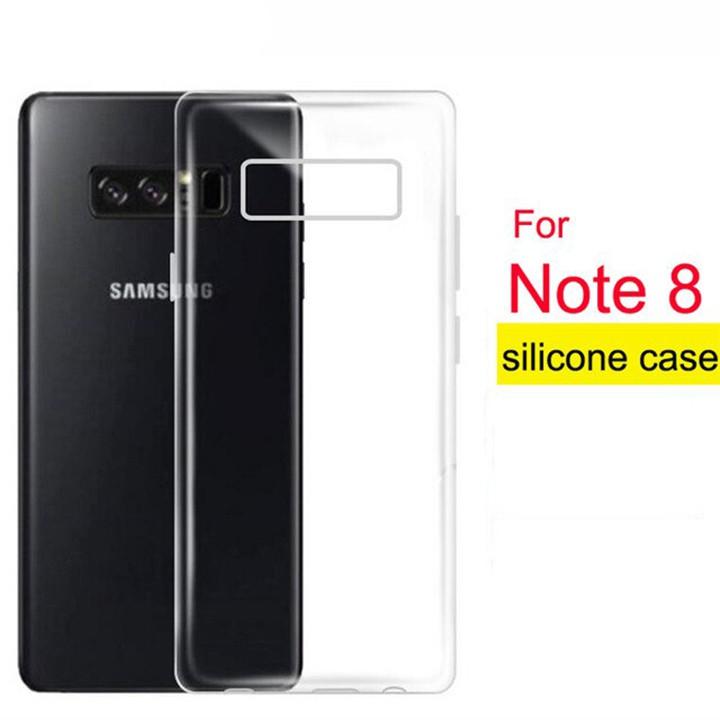 ỐP LƯNG DẺO SILICON TRONG SUỐT DÀNH CHO ĐIỆN THOẠI SAMSUNG GALAXY NOTE 8