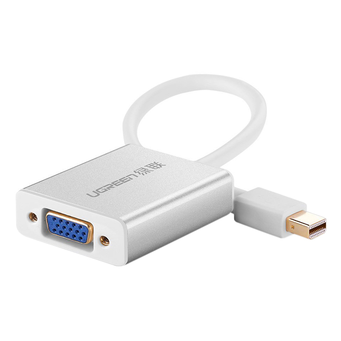 Cáp Mini Displayport To VGA + Audio Ugreen - Hàng Chính Hãng