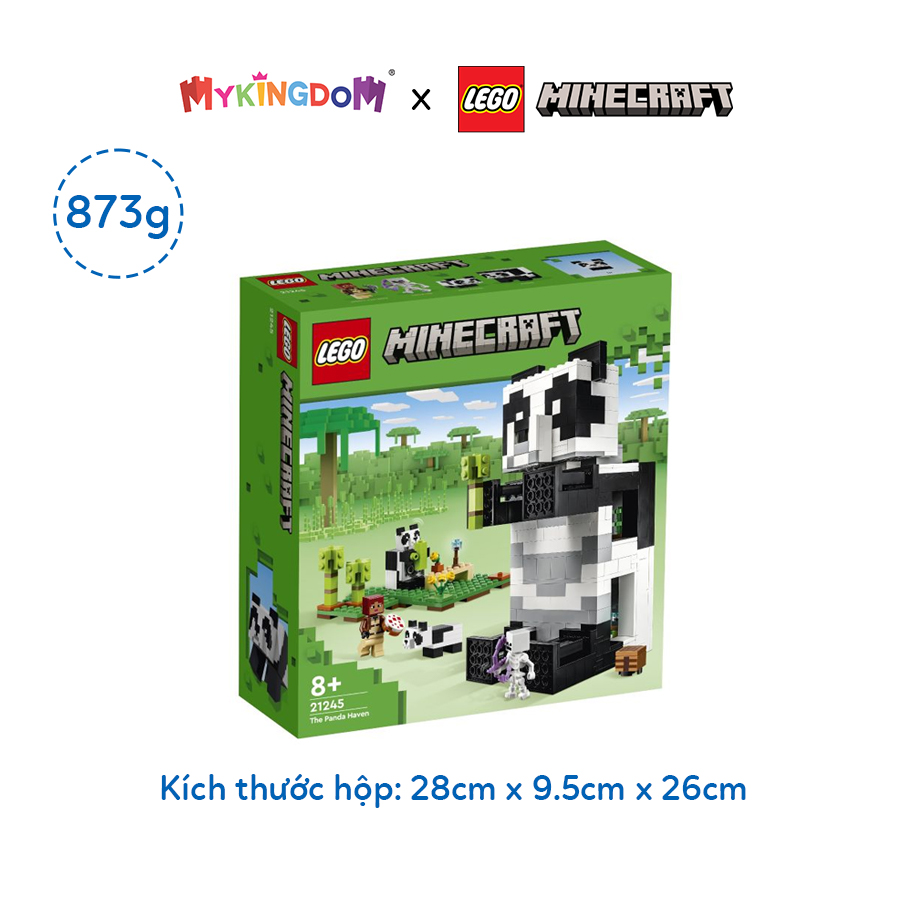 Đồ Chơi Lắp Ráp LEGO Minecraft Ngôi Nhà Gấu Trúc 21245 (553 chi tiết)