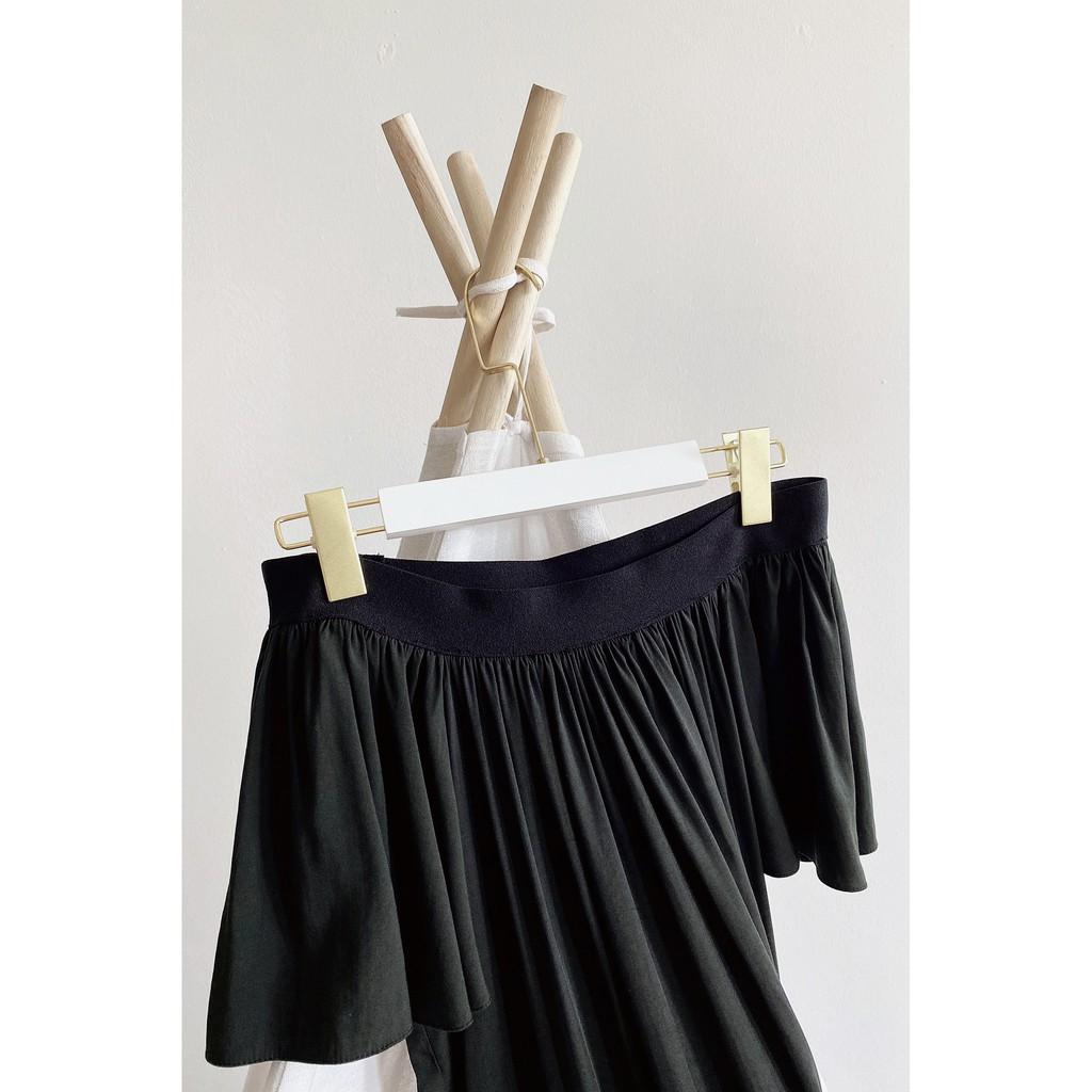 LIIN - Đầm lụa trượt xoè trễ vai