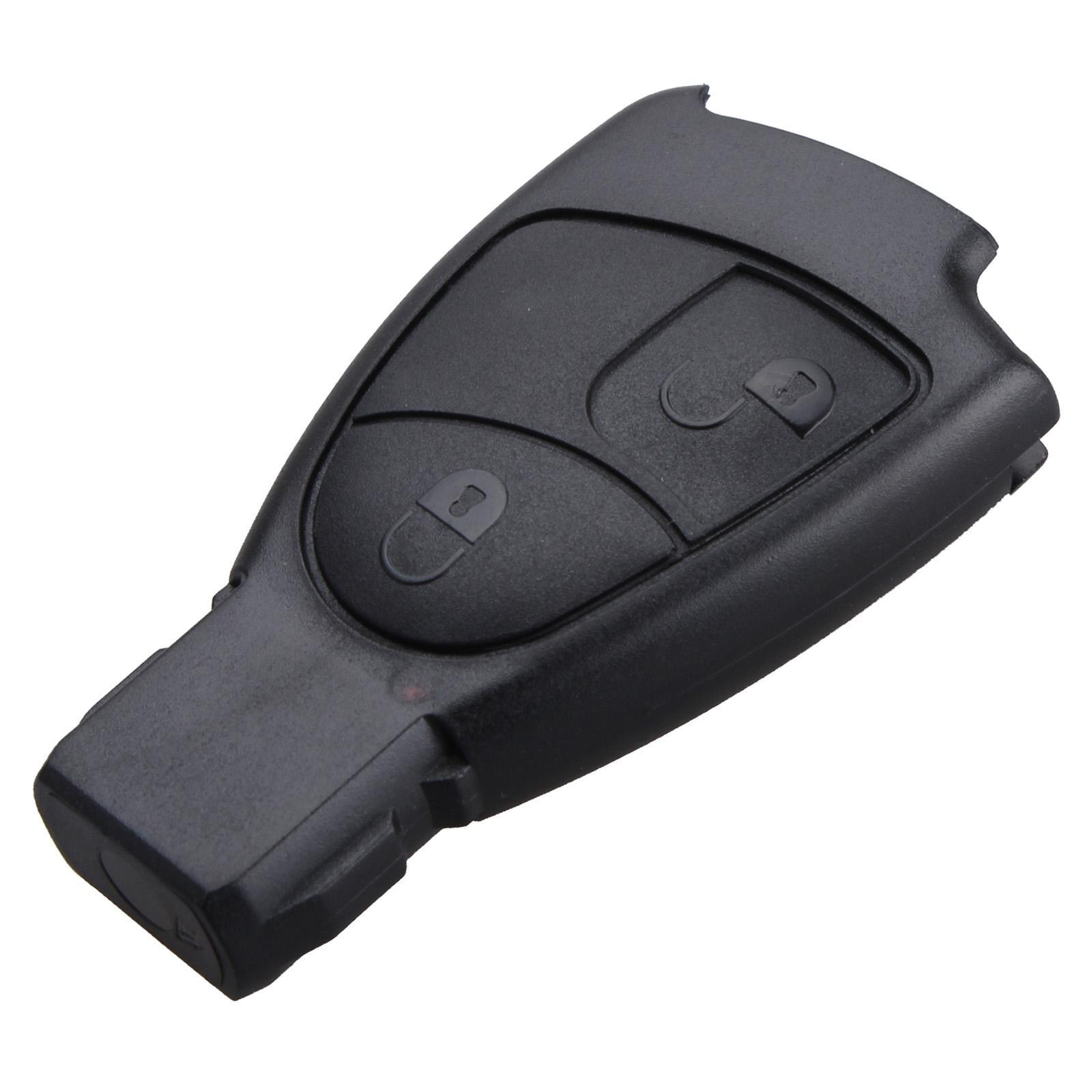 2 Button Remote Key Fob Case For     Black